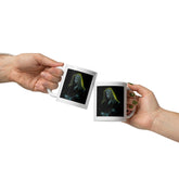 Close-up of NS-816 glossy white mug handle.